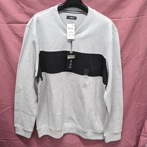 Alfani Stretch Cotton/Poly Zip Pullover, NWT